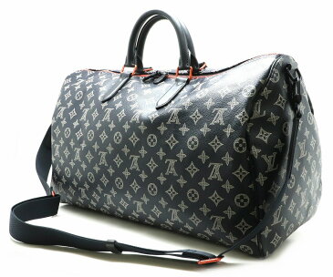 【未使用品】【バッグ】LOUIS VUITTON ルイ ヴィトン モノグラム インク アップサイドダウン キーポル バンドリエール50 ボストンバッグ トラベルバッグ M43684 【中古】