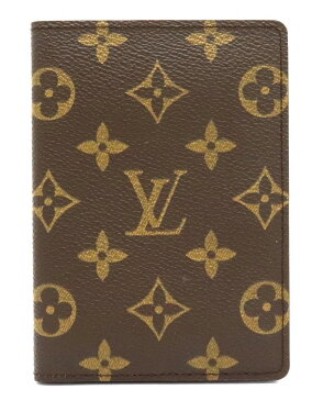 【財布】LOUIS VUITTON ルイ ヴィトン モノグラム クーヴェルトゥール パスポール パスポートカバー パスポートケース M60181 【中古】