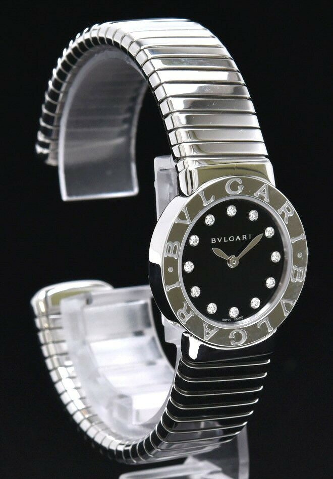 【ウォッチ】【新品仕上げ済】BVLGARI ブルガリ ブルガリブルガリ トゥボガス 12Pダイヤ ダイヤモンド レディース クォーツ 腕時計 BBL262TS 【中古】