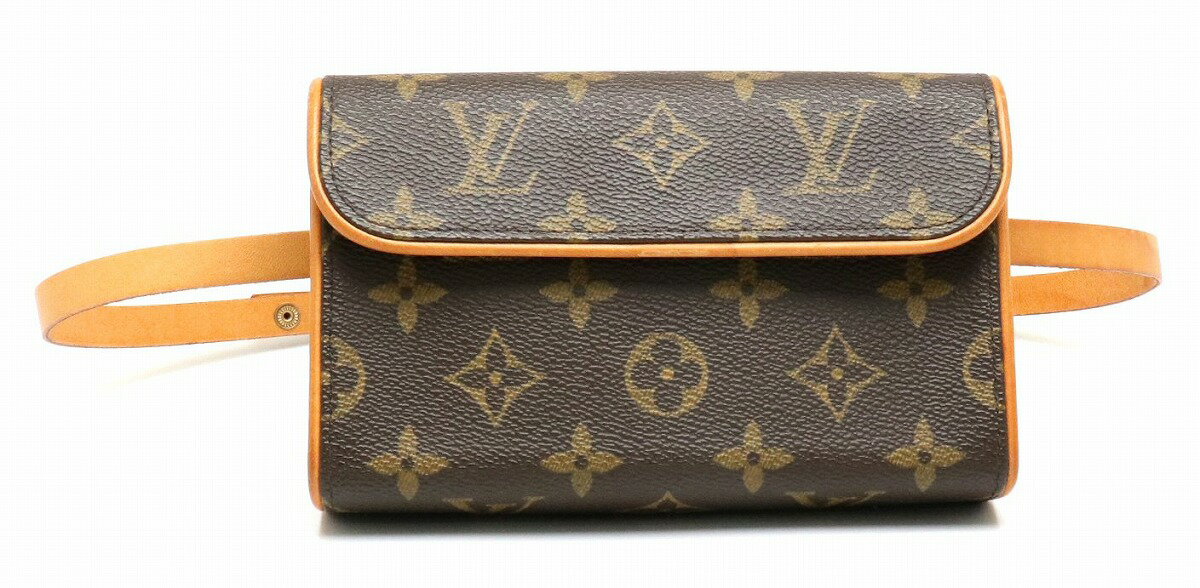 【バッグ】LOUIS VUITTON ルイ ヴィトン モノグラム ポシェット フロランティーヌ ウエストポーチ ウエストバッグ ストラップ XSサイズ M51855 【中古】