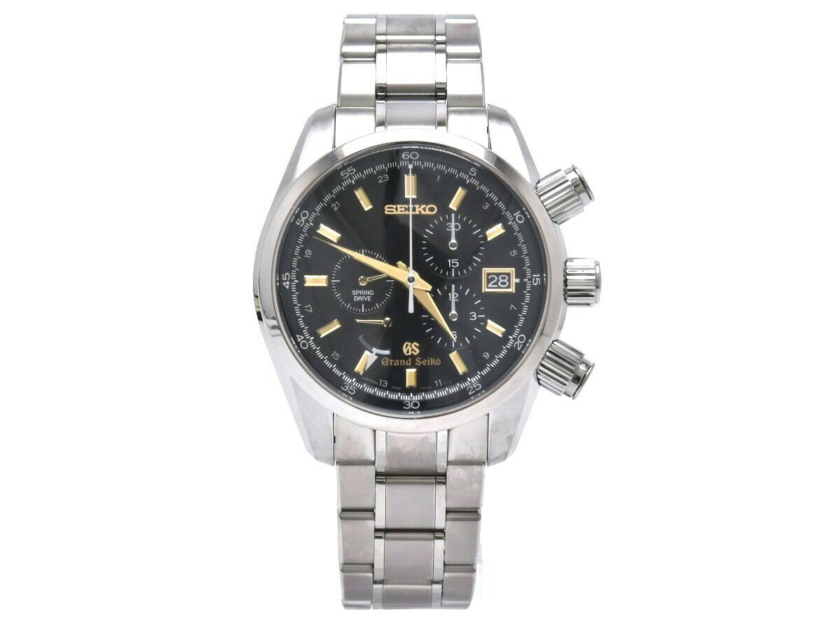 【ウォッチ】【新品仕上げ済】SEIKO セイコー グランドセイコー GS スプリングドライブ クロノ ...
