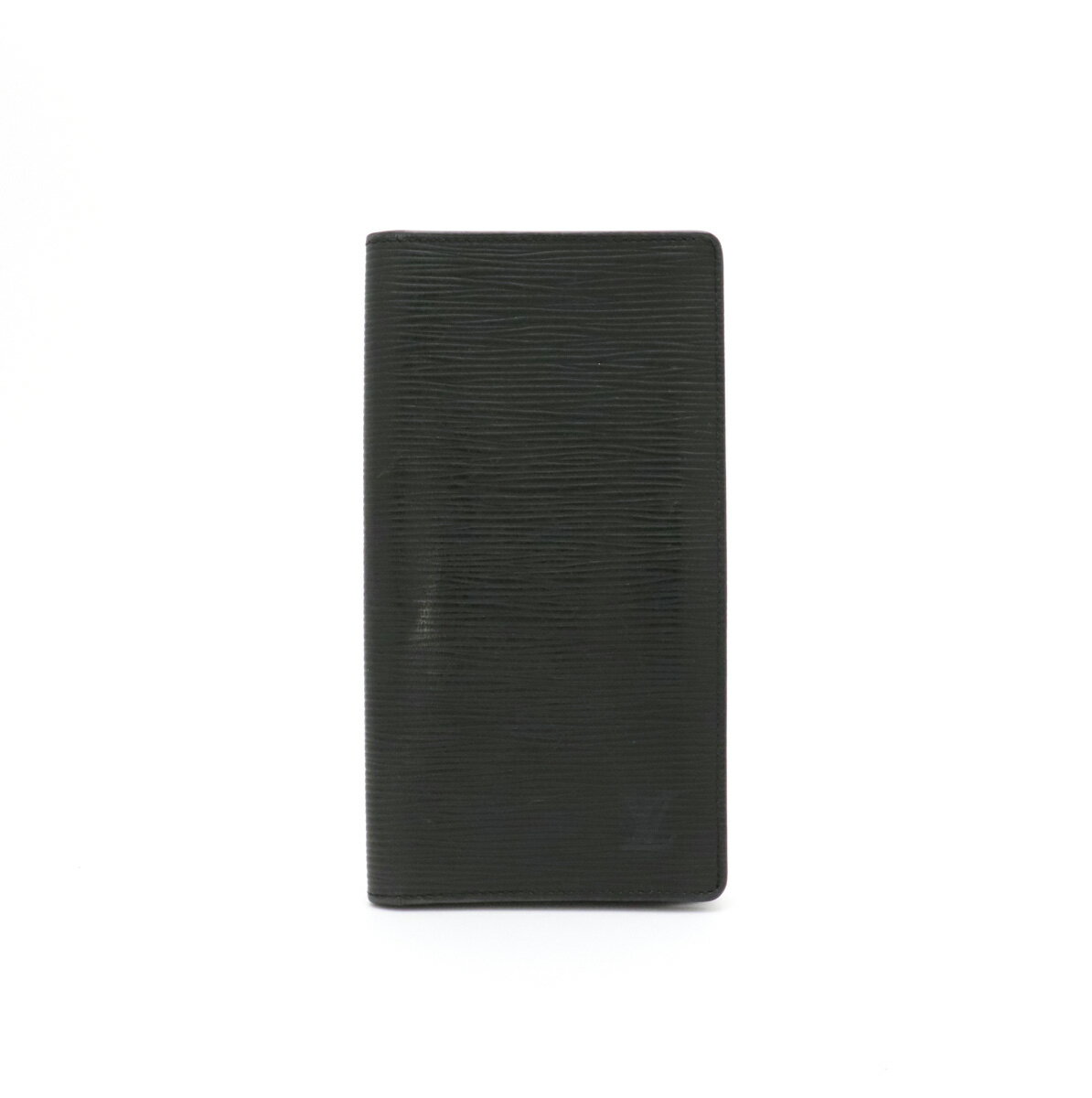 【財布】LOUIS VUITTON ルイ ヴィトン エピ ポルトカルト クレディ 円 2つ折 長札入れ 長財布 レザー ノワール 黒 ブラック M63212 【中古】