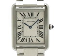 【ウォッチ】【新品仕上げ済】Cartier カルティエ タンク ソロ ウォッチ LM SS シルバー ...