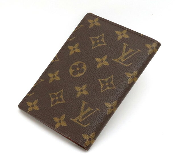 【財布】LOUIS VUITTON ルイ ヴィトン モノグラム クーヴェルテュール パスポール パスポートカバー パスポートケース M60180 【中古】
