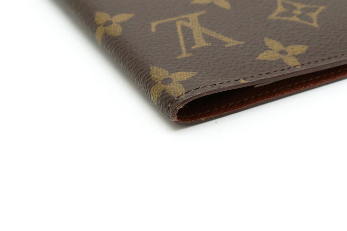 【財布】LOUIS VUITTON ルイ ヴィトン モノグラム クーヴェルテュール パスポール パスポートカバー パスポートケース M60180 【中古】