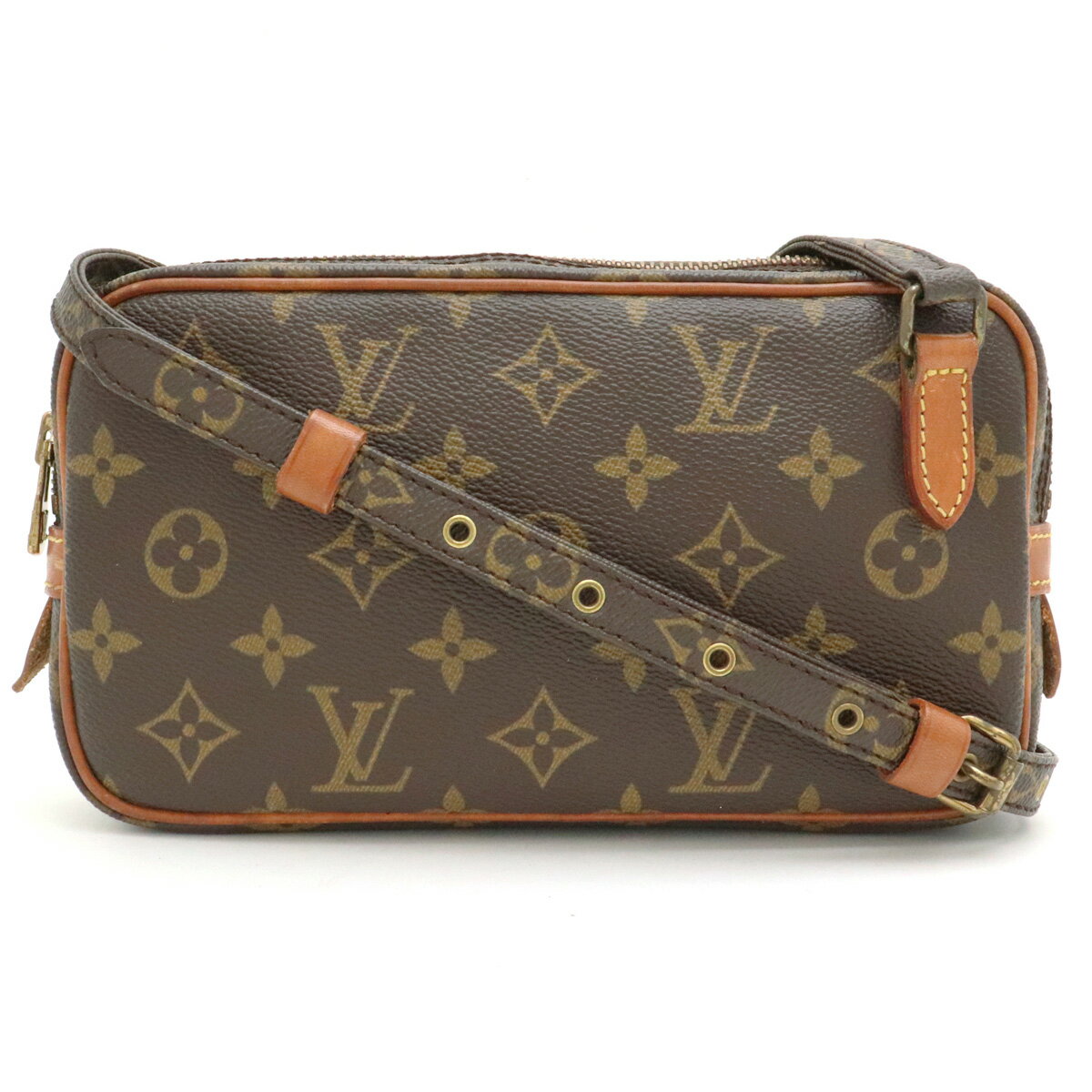 【バッグ】LOUIS VUITTON ルイ ヴィトン モノグラム マルリーバンドリエール ショルダーバッグ 斜め掛けショルダー ポシェット M51828 【中古】