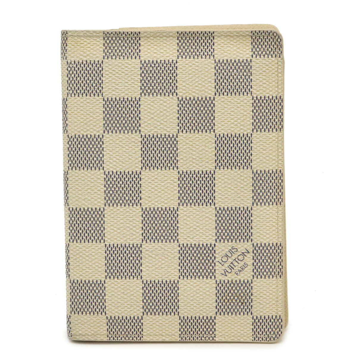 【財布】LOUIS VUITTON ルイ ヴィトン ダミエアズール クーヴェルテュール パスポール パスポートカバー パスポートケース N60032 【中古】