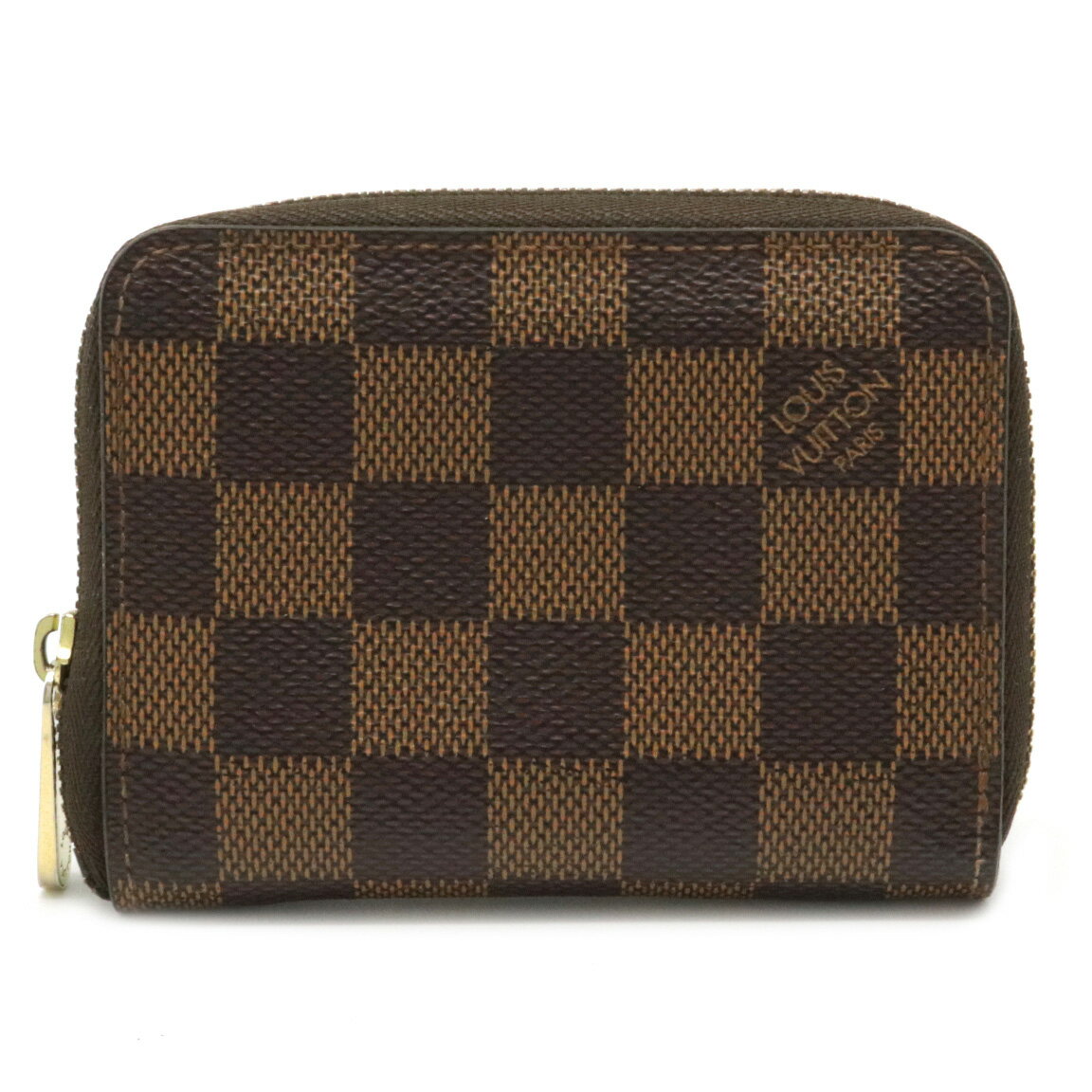【財布】LOUIS VUITTON ルイ ヴィトン ダミエ ジッピー コインパース ラウンドファスナー コインケース 小銭入れ N63070 【中古】