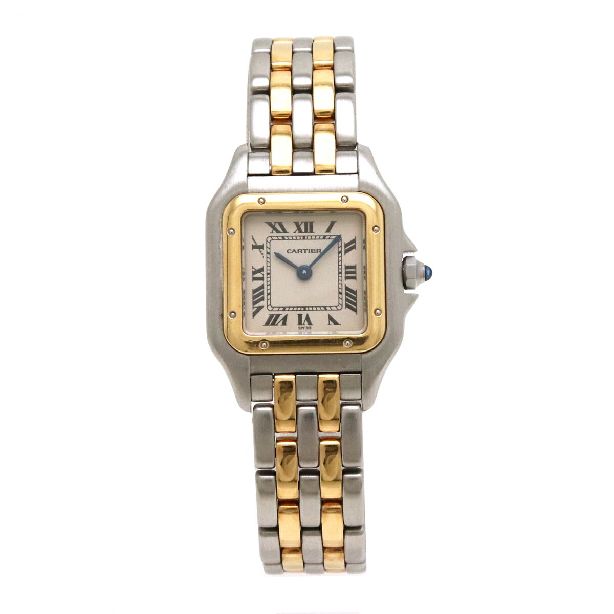 【ウォッチ】Cartier カルティエ パンテールSM 2ロウ SS ステンレス K18 イエローゴールド レディース QZ クォーツ 腕時計 W25029B6 【中古】