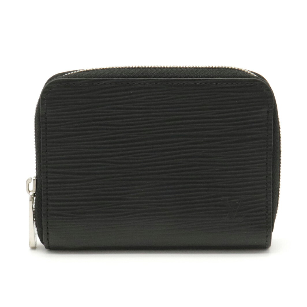【財布】LOUIS VUITTON ルイ ヴィトン エピ ジッピーコインパース コインケース 小銭入れ レザー ノワール 黒 ブラック M60152 【中古】