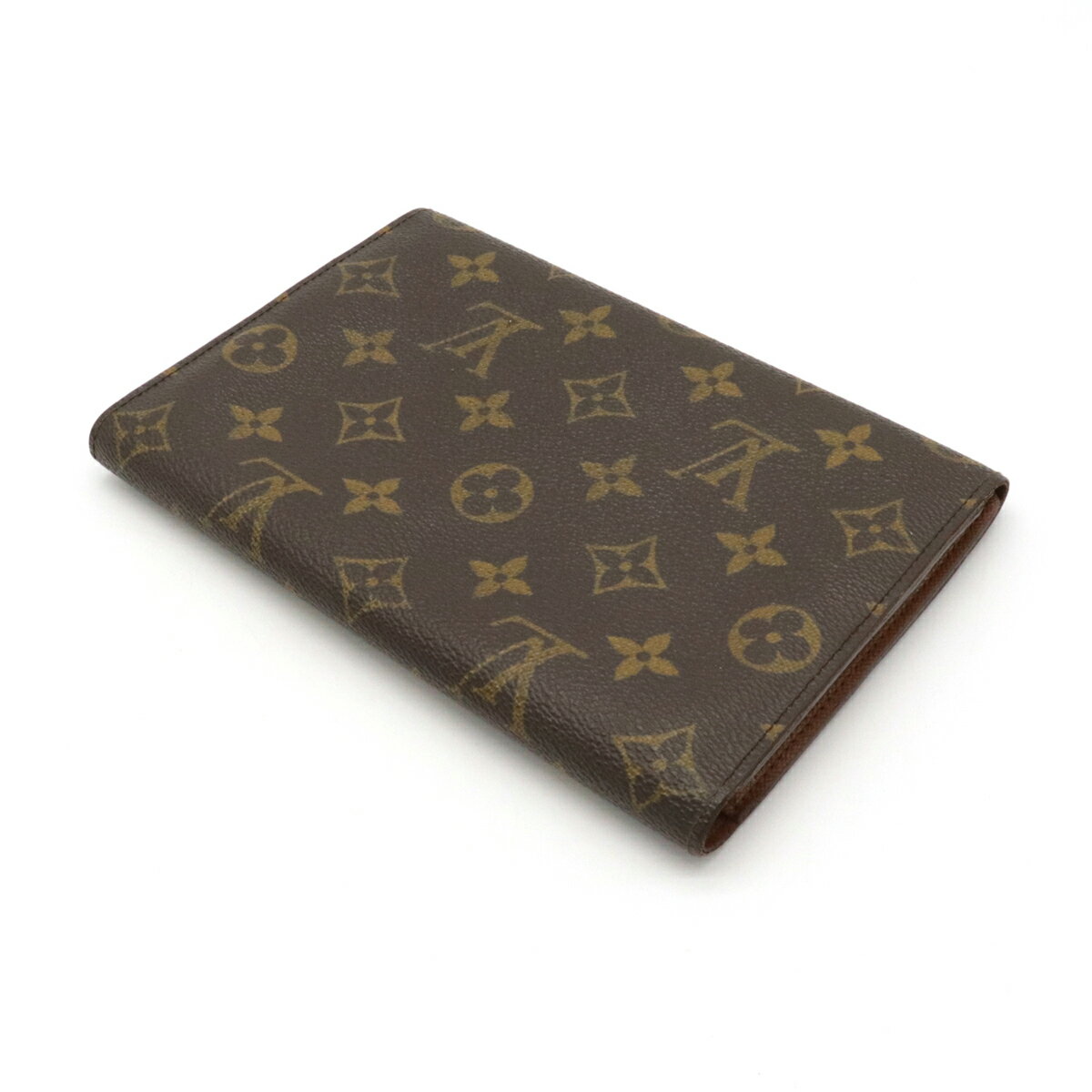【財布】LOUIS VUITTON ルイ ヴィトン モノグラム ポシェット パスポール パスポートケース兼3つ折長財布 三つ折り長財布 M60135 【中古】