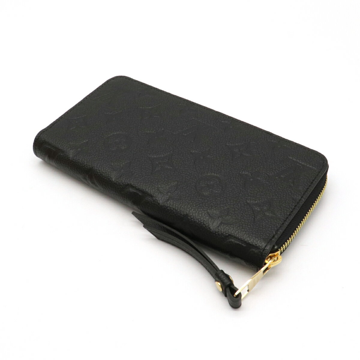 【未使用品】【財布】LOUIS VUITTON ルイ ヴィトン モノグラムアンプラント ジッピーウォレット ラウンドファスナー 長財布 レザー ノワール 黒 ブラック M61864 【中古】