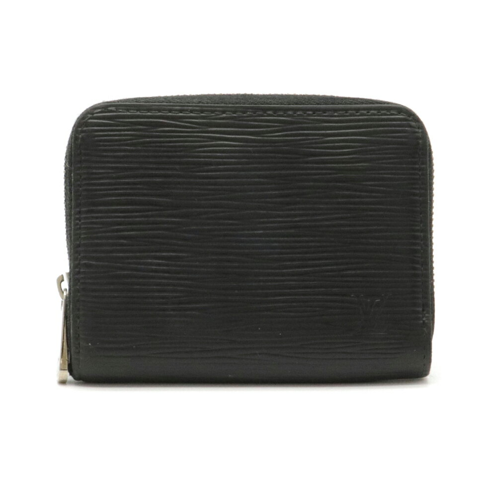 【財布】LOUIS VUITTON ルイ ヴィトン エピ ジッピーコインパース コインケース 小銭入れ レザー ノワール 黒 ブラック M60152 【中古】