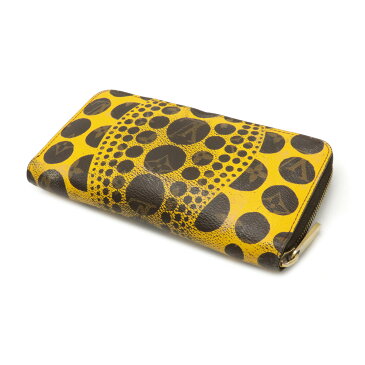 【財布】LOUIS VUITTON ルイ ヴィトン モノグラム パンプキンドット ジッピーウォレット ラウンドファスナー 長財布 草間彌生 ジョーヌ 黄色 M60449 【中古】