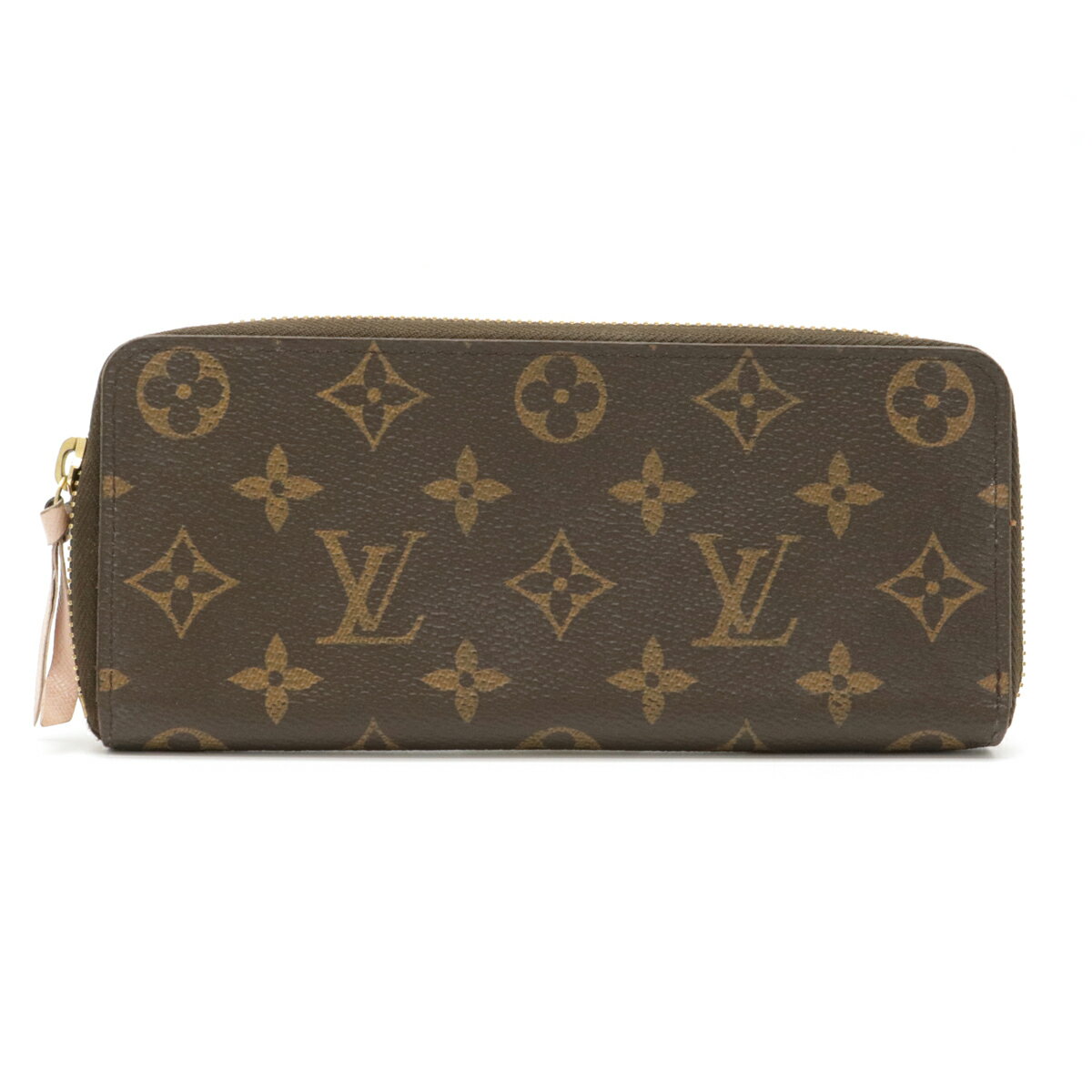 【財布】LOUIS VUITTON ルイ ヴィトン モノグラム ポルトフォイユ クレマンス ラウンドファスナー 長財布 ローズバレリーヌ ピンク M61298 【中古】