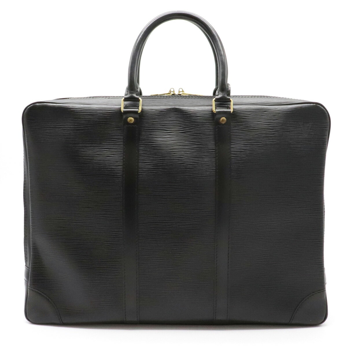 【バッグ】LOUIS VUITTON ルイ ヴィトン エピ ポルト ドキュマン ヴォワヤージュ ビジネスバッグ ブリーフケース ノワール 黒 ゴールド金具 M54472 【中古】