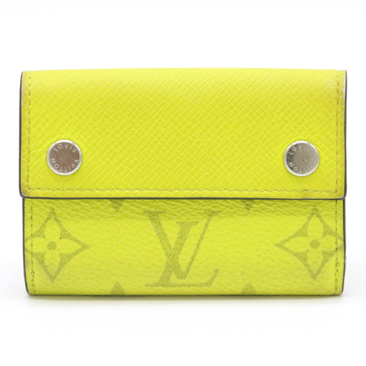 【財布】LOUIS VUITTON ルイ ヴィトン タイガラマ モノグラム ディスカバリー コンパクトウォレット 3つ折財布 レザー ジョーヌ イエロー M67629 【中古】