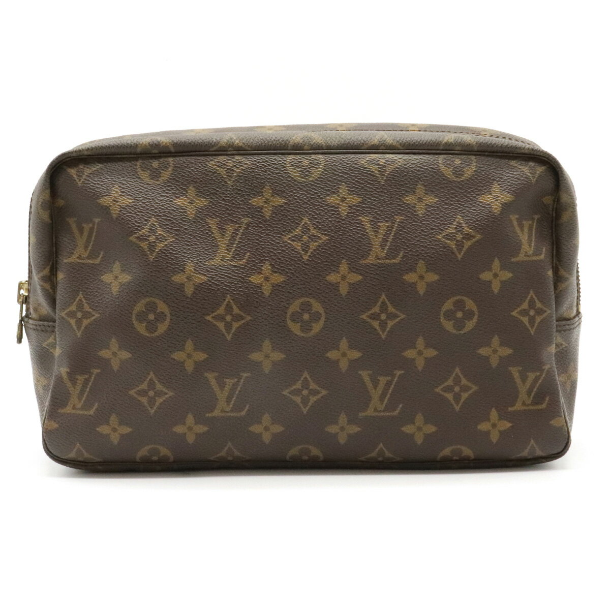 【バッグ】LOUIS VUITTON ルイ ヴィトン モノグラム トゥルース トワレット28 化粧ポーチ トラベルポーチ マルチポーチ クラッチバッグ M47522 【中古】