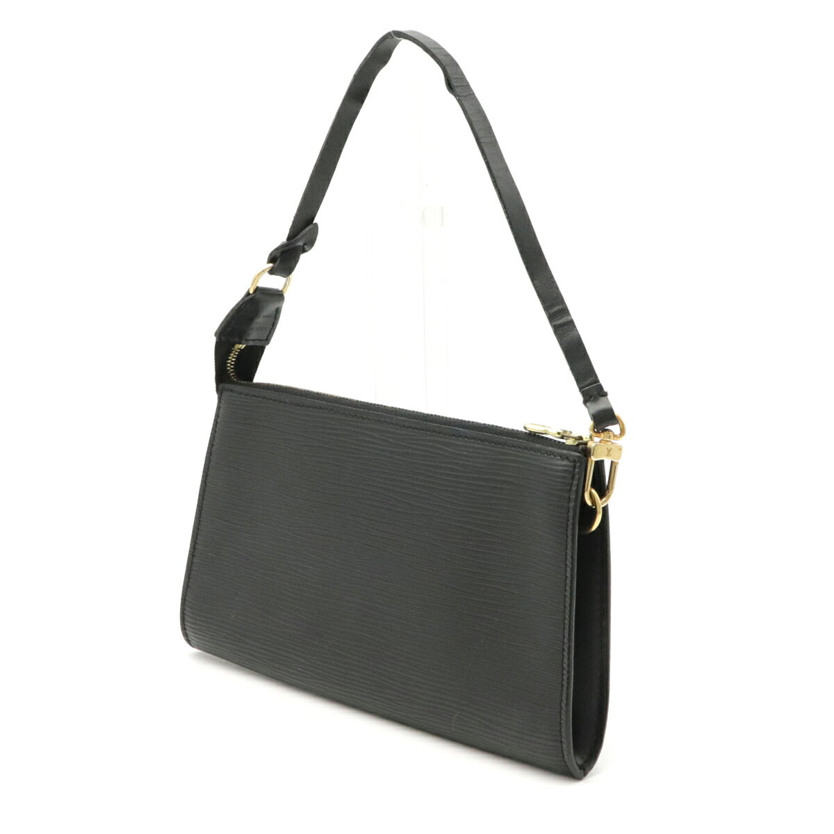 【バッグ】LOUIS VUITTON ルイ ヴィトン エピ ポシェット アクセソワール アクセサリーポーチ ハンドバッグ レザー ノワール 黒 ブラック M52952 【中古】