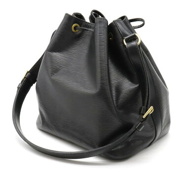 【先着順!最大5万円OFFクーポン!】【バッグ】LOUIS VUITTON ルイ ヴィトン エピ プチノエ 巾着 ショルダーバッグ セミショルダー ワンショルダー レザー ノワール 黒 ブラック M59012 【中古】