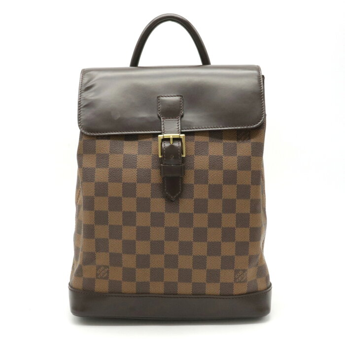 【バッグ】LOUIS VUITTON ルイ ヴィトン ダミエ ソーホー リュック リュックサック バックパック N51132 【中古】