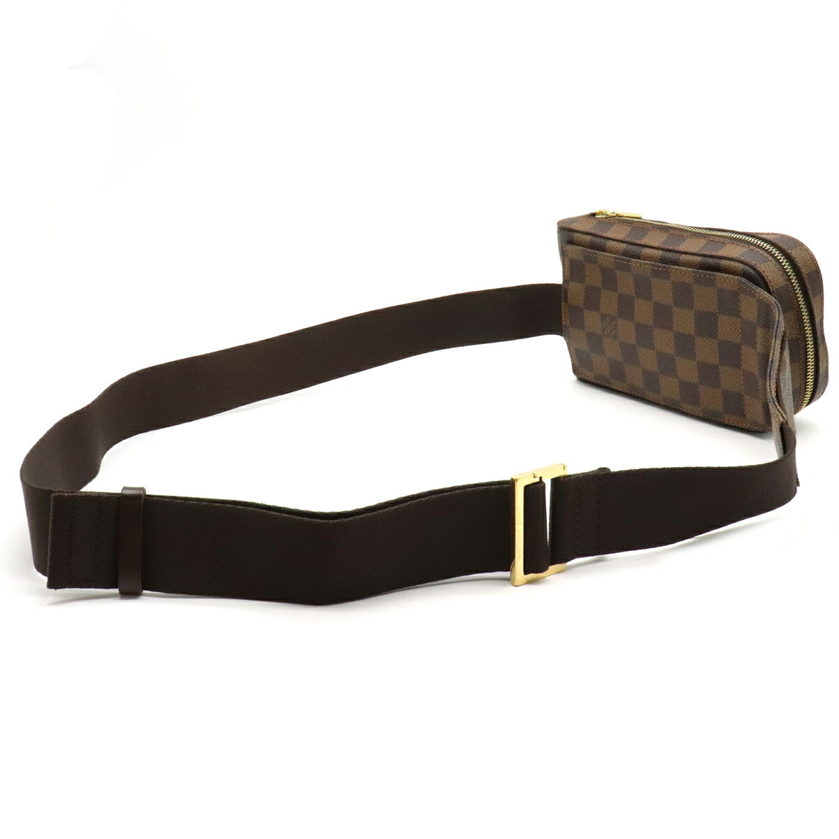 【先着順！最大5万円OFFクーポン！】【バッグ】LOUIS VUITTON ルイ ヴィトン ダミエ ジェロニモス ボディバッグ ショルダーバッグ ウエストバッグ ウエストポーチ N51994 【中古】