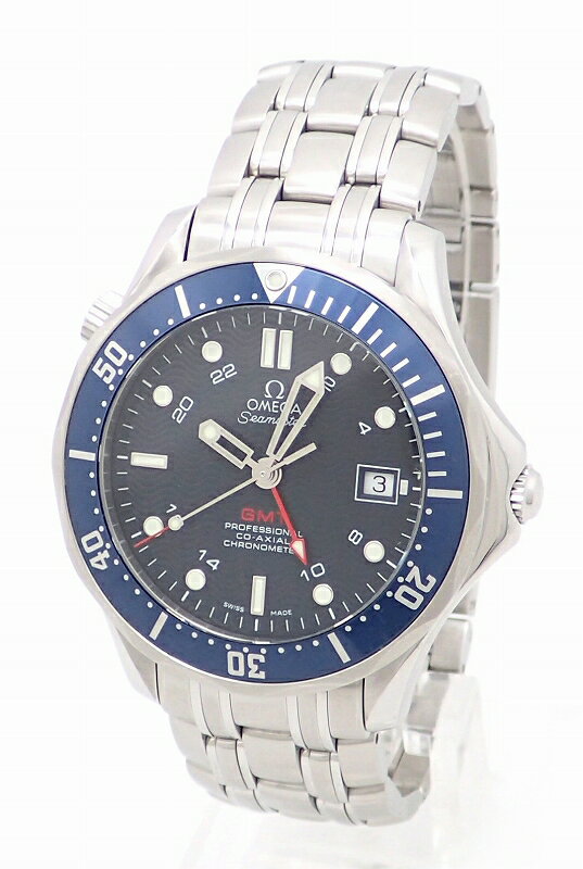 【中古】【ウォッチ】OMEGA オメガ シーマスター プロフェッショナル GMT コーアクシャル デ ...