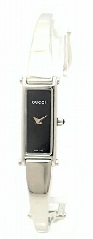 【ウォッチ】GUCCI グッチ ブラック文字盤 SS レディース QZ クォーツ 腕時計 1500L ...