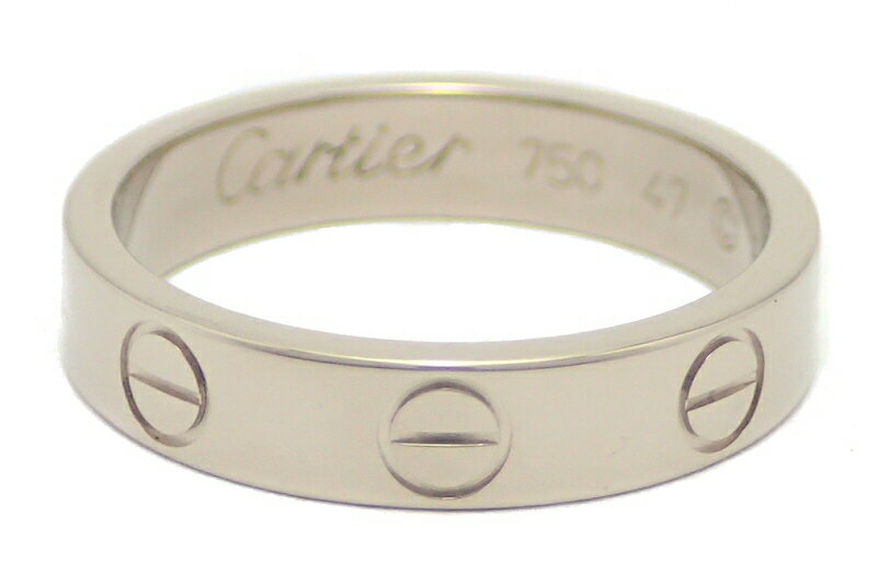【ジュエリー】【新品仕上げ済】Cartier カルティエ ミニラブリング ウエディングリング 指輪  ...