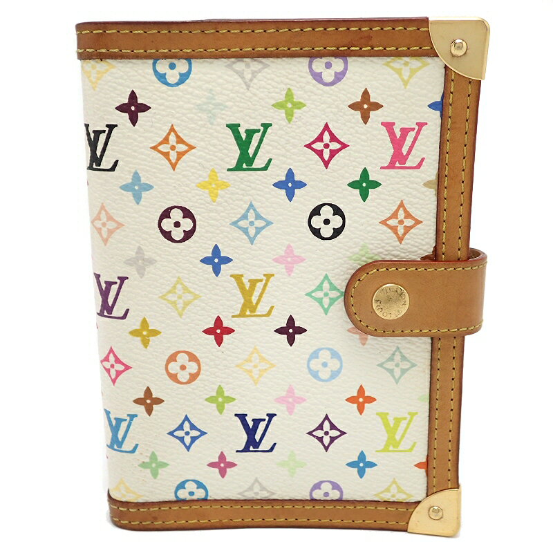 LOUIS VUITTON ルイ ヴィトン マルチカラー アジェンダPM 手帳カバー 6穴式手帳カバー システム手帳 ブロン R20896【中古】【u】【Blumin 楽天市場店】