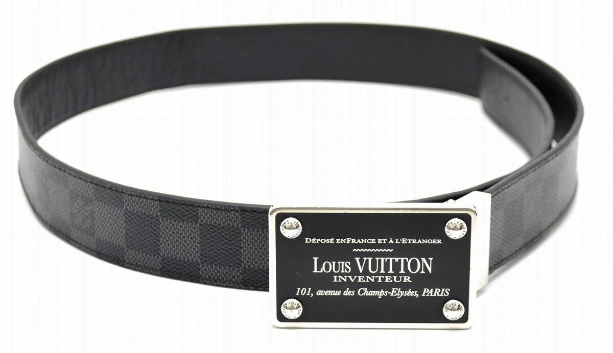 LOUIS VUITTON ルイ ヴィトン ダミエグラフィット サンチュール アンヴァントゥール ベルト #90 90cm M9632S 【中古】【u】【Blumin/森田質店】【質屋出店】
