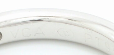 【ジュエリー】Van Cleef & Arpels ヴァン クリーフ & アーペル アンフィニ エトワール リング 3Pダイヤ 指輪 Pt950 プラチナ #8 【中古】【u】