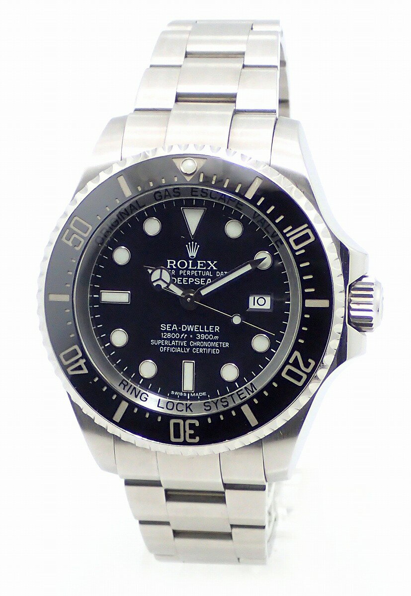 【ウォッチ】ROLEX ロレックス シードゥエラー ディープシー デイト ブラック文字盤 SS ルーレット G番 メンズ AT オートマ 腕時計 116660 【中古】【k】【Blumin/森田質店】【質屋出店】