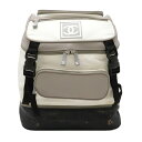 CHANEL シャネル スポーツライン ココマーク バックパック ミニリュックサック ナイロン ラバー アイボリー ブラック グレー A03595 【中古】