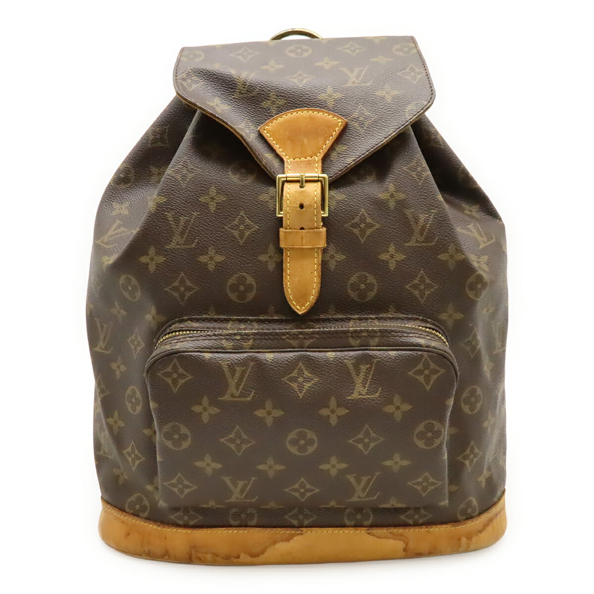 乐天商城 - LOUIS VUITTON ルイ ヴィトン モノグラム モンスリGM リュックサック バッグパック ショルダーバッグ M51135 【中古】
