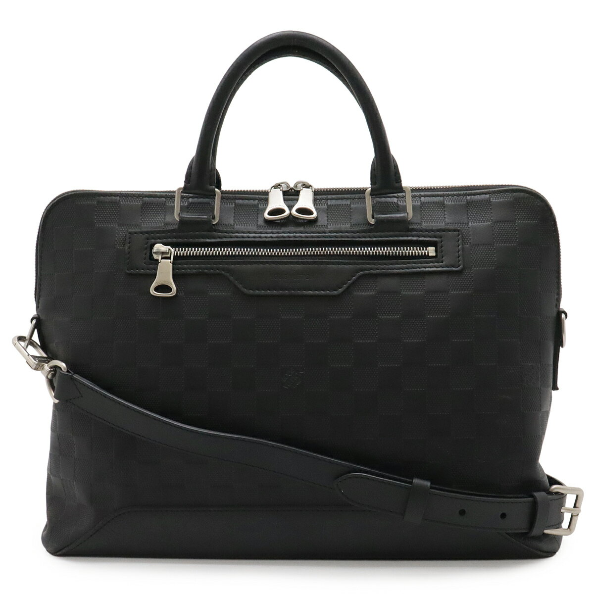極美品 ルイヴィトン ダミエ ビジネスバック N41019 LOUIS VUITTON（ルイ・ヴィトン） ビジネスバッグ ダミエ・アンフィニ
