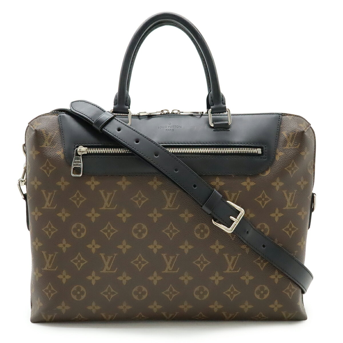 LOUIS VUITTON ルイ ヴィトン モノグラムマカサー PDJ ポルトドキュマン ジュールNM ビジネスバッグ ブリーフケース 2WAY ショルダーバッグ M54019 【中古】