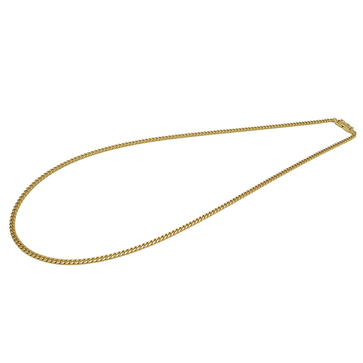 ブルーミン／森田質店のKIHEI 喜平 キヘイ ネックレス K18 18金 イエローゴールド 20.1g 51.0cm YG 2面S シングル 日本造幣局検定マーク入り 20g 前後 【中古】｜アングル2