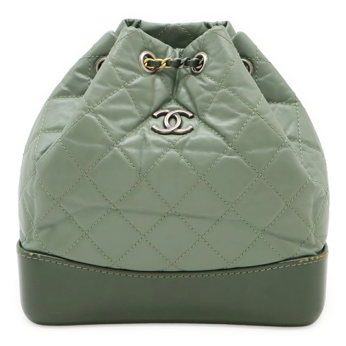 CHANEL シャネル ガブリエル ドゥ シャネル  ショルダーバッグ ボルドー/ネイビー 14070 レディース【中古】 z6796 12490406_1.jpg