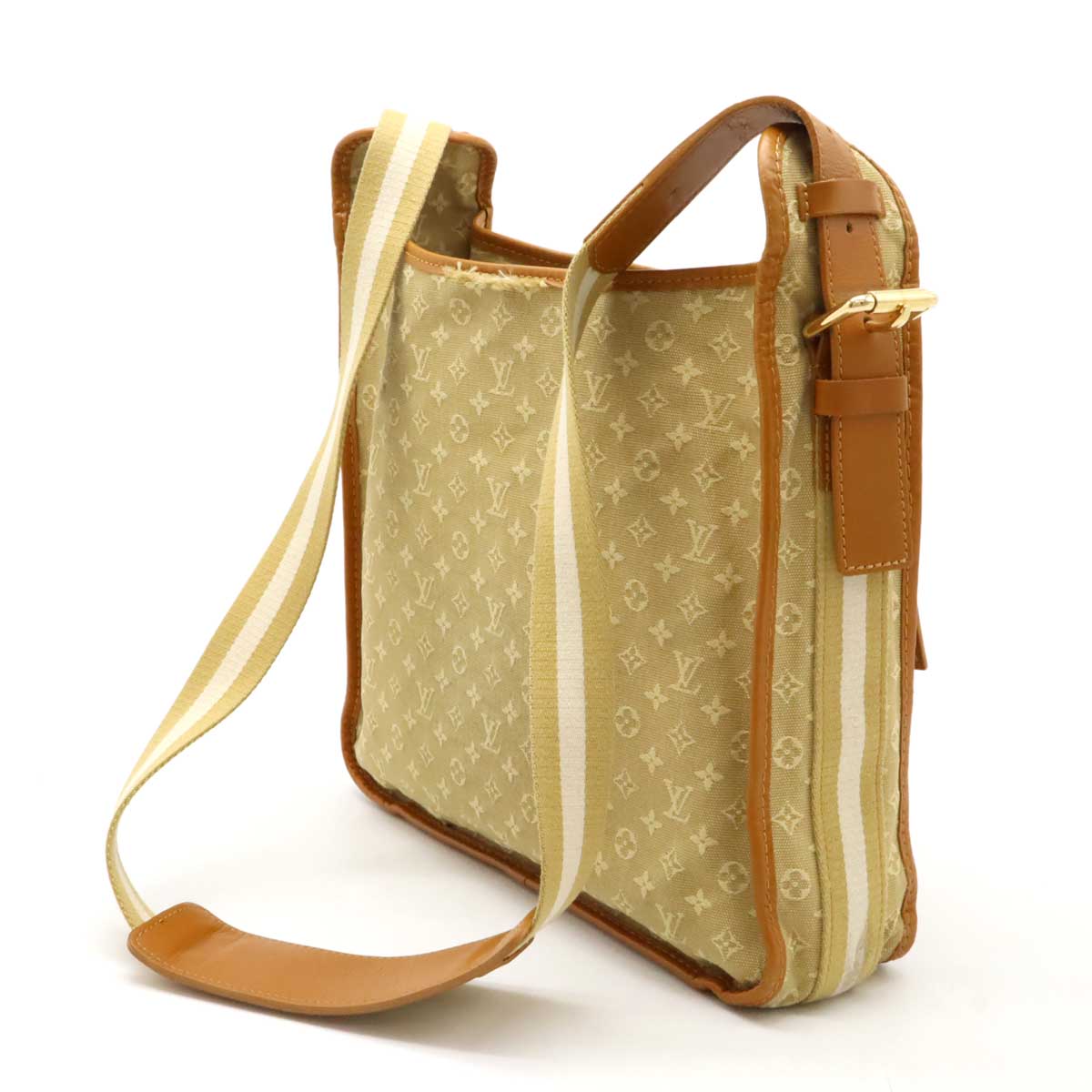 LOUIS VUITTON ルイ ヴィトン モノグラムミニ ブザス マリーケイト ショルダーバッグ 斜め掛け キャンバス レザー ベージュ M92323 【中古】 2