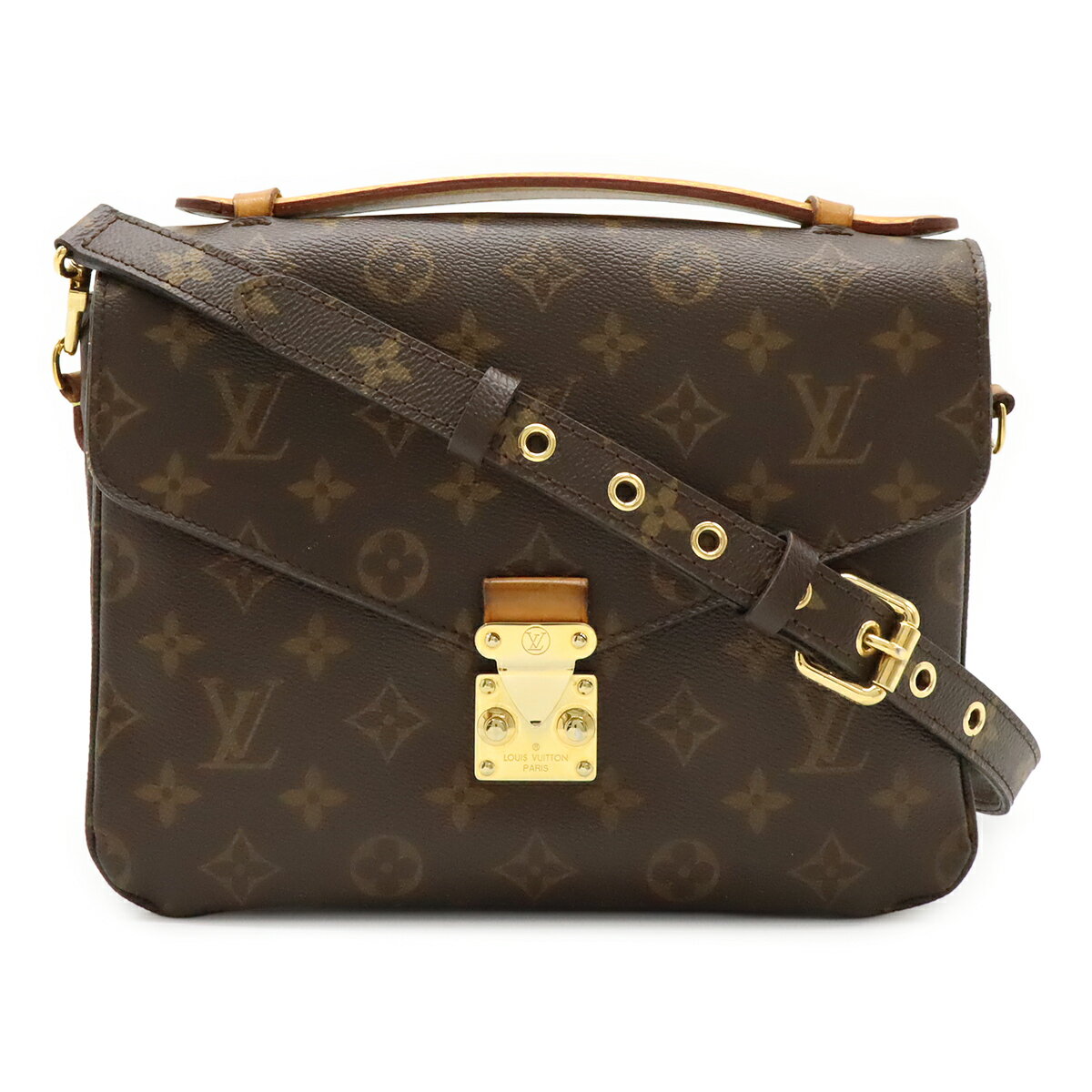 LOUIS VUITTON ルイ ヴィトン モノグラム ポシェット メティスMM ハンドバッグ 2WAY ショルダーバッグ クラッチバッグ M44875 【中古】