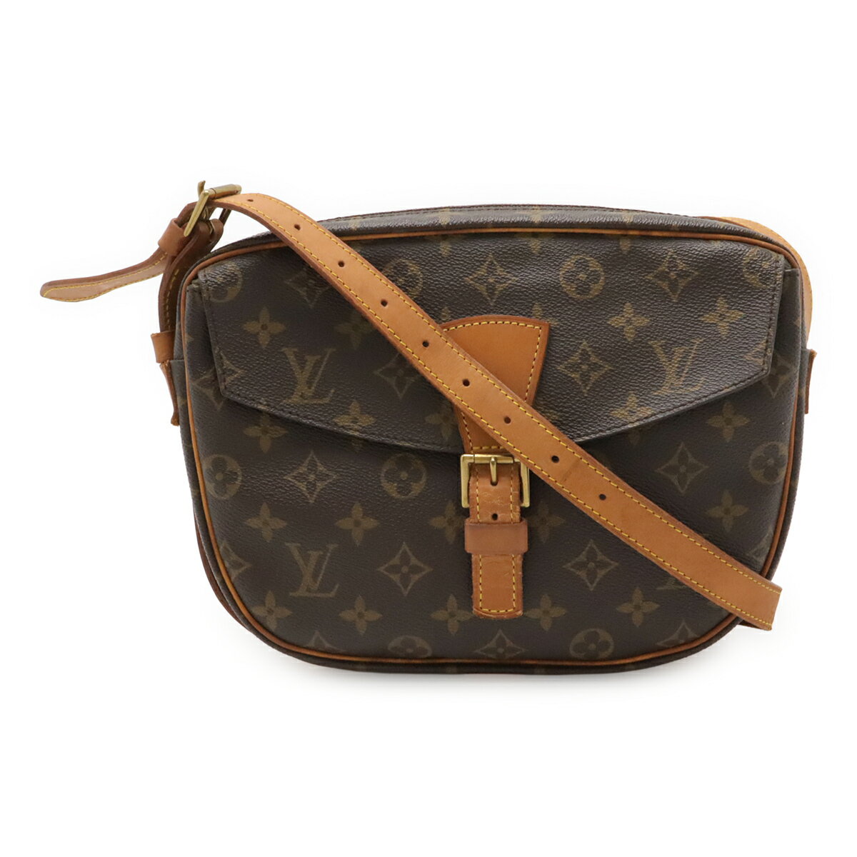 本物 ルイヴィトン LOUIS VUITTON LV ジョヌフィーユ モノグラム ショルダーバッグ ポシェット ブラウン M51225 Jeune Fille ビトン バッグ 中古 LOUIS VUITTON - 本物 ルイヴィトン LOUIS VUITTON LV ジュヌフィーユ