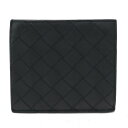 BOTTEGA VENETA ボッテガ ヴェネタ ボッテガベネタ イントレチャート カードケース 名刺入れ パスケース レザー ダークネイビー 濃紺 608563 【中古】
