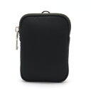 PRADA プラダ マルチポーチ 小物入れ 2VZ043付属品 ポーチのみ ナイロン ブラック 黒 シルバー金具 2WAY 【中古】