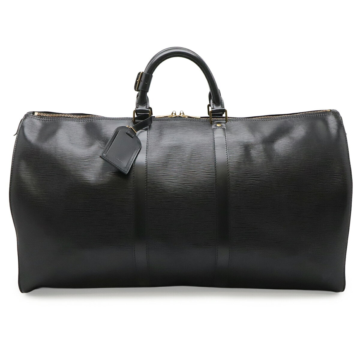 Rakuten - LOUIS VUITTON ルイ ヴィトン エピ キーポル55 ボストンバッグ 旅行カバン トラベルバッグ レザー ノワール 黒 ブラック M42952 【中古】