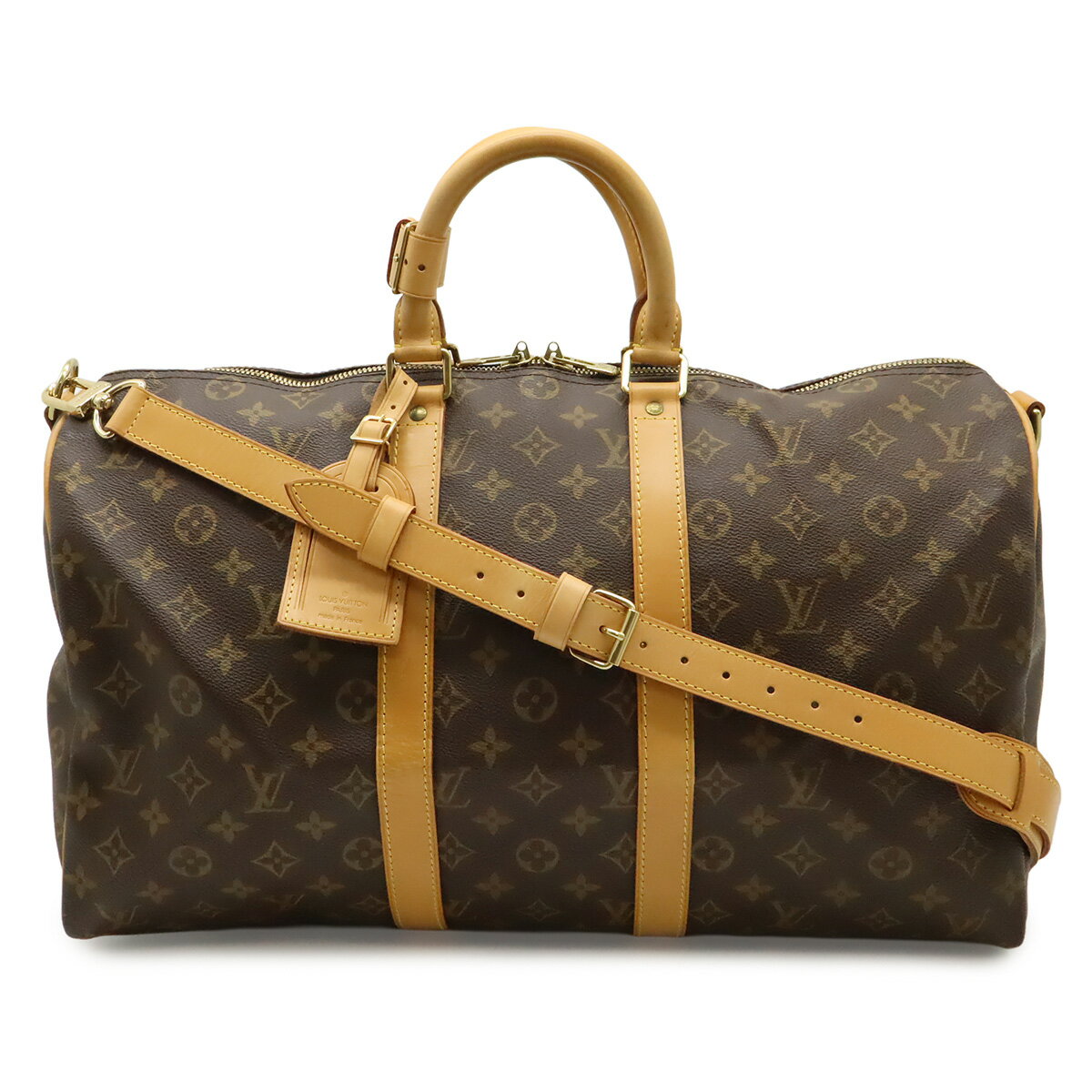 LOUIS VUITTON ルイ ヴィトン モノグラム キーポル バンドリエール45 ボストンバッグ ハンドバッグ 旅行カバン 2WAY ショルダーバッグ M41418 【中古】
