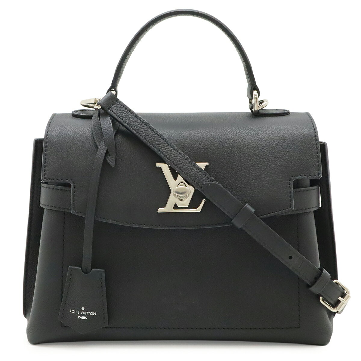 LOUIS VUITTON - LOUIS VUITTON ルイ ヴィトン ロックミー エヴァー BB ハンドバッグ 2WAY ショルダーバッグ ソフトカーフレザー ノワール ブラック M53937 【中古】