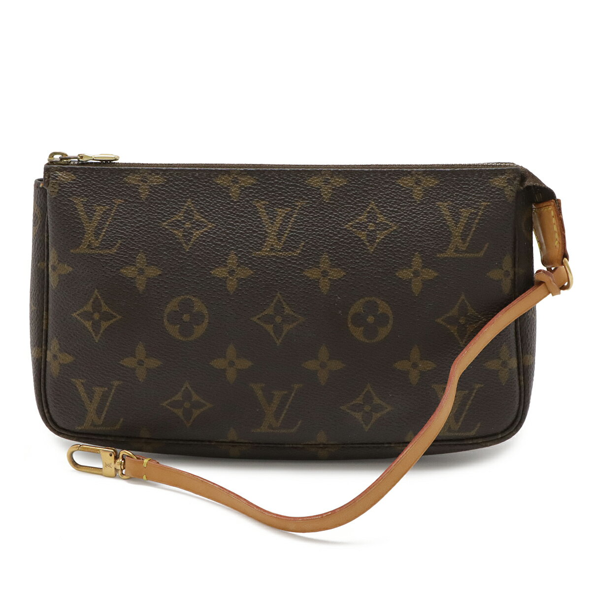 乐天商城 - LOUIS VUITTON ルイ ヴィトン モノグラム ポシェット アクセソワール アクセサリーポーチ ハンドバッグ パーティーバッグ M51980 【中古】