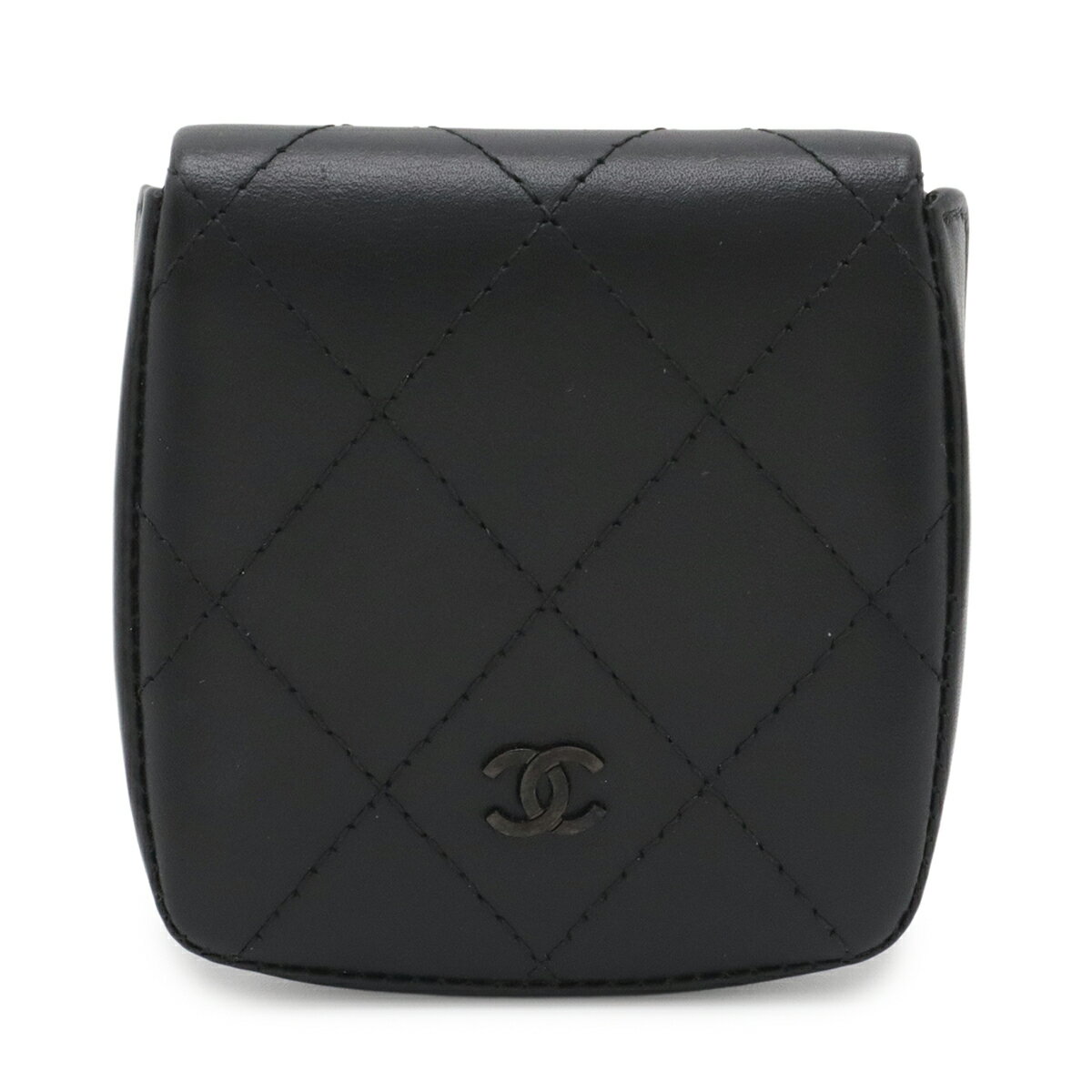 Rakuten - CHANEL シャネル ココマーク コインケース 小銭入れ コインパース レザー ブラック 黒 AP3887 【中古】