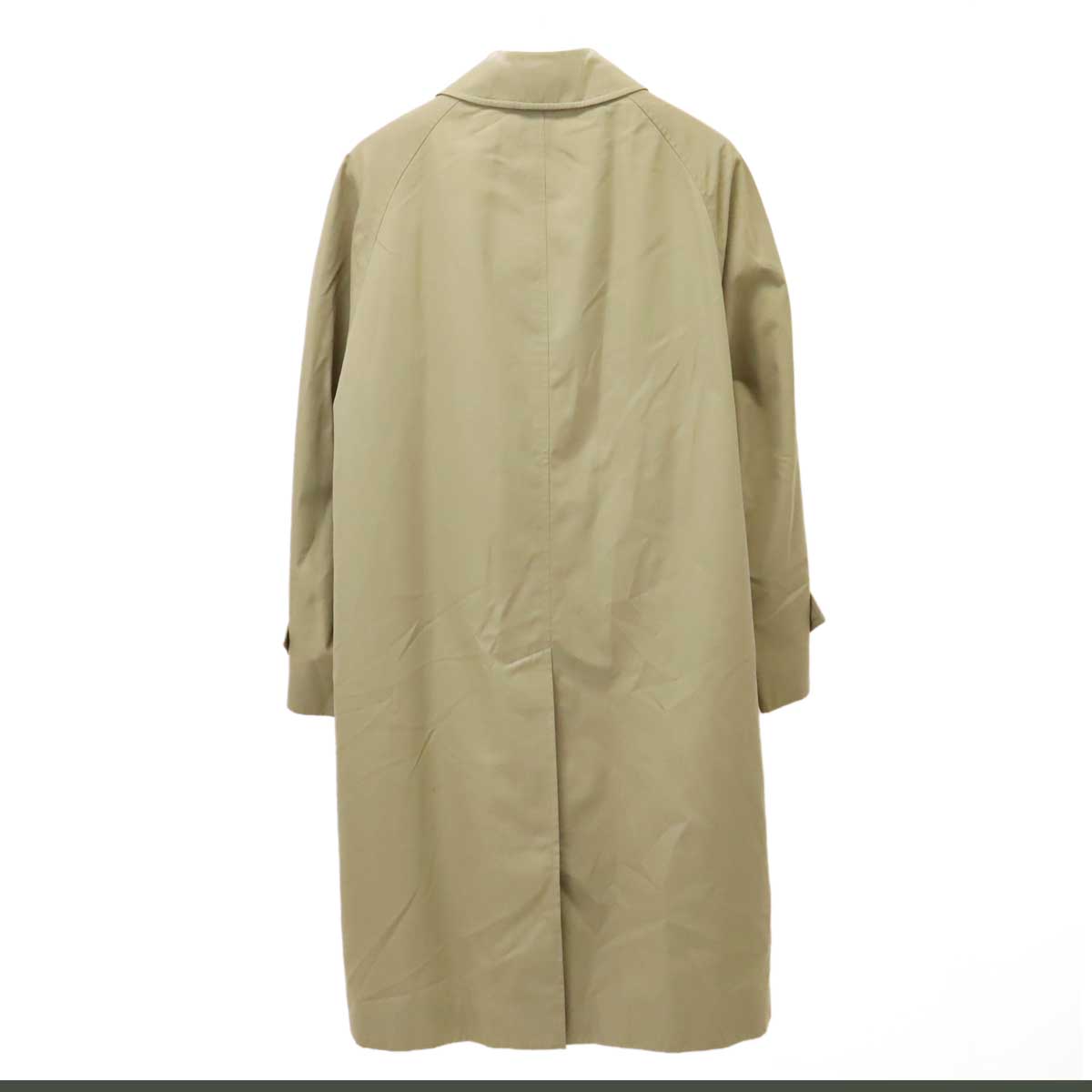 BURBERRY バーバリー ステンカラーコート ロングコート ポリエステル コットン ベージュ メンズ 90-165 【中古】